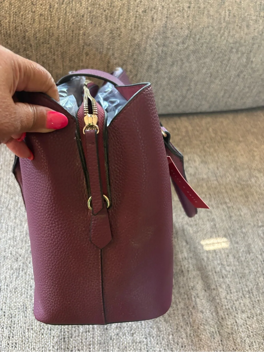 Kelly & Katie pebbled satchel